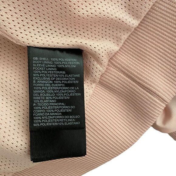 The North Face Pink Full Zip Jacket Girls XL 18 Windbreaker‎ Tie Dye Windwall - Picture 9 of 14